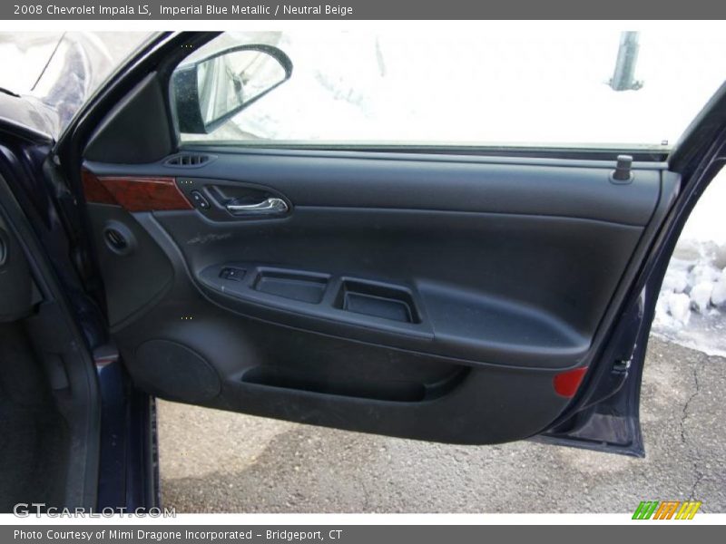 Imperial Blue Metallic / Neutral Beige 2008 Chevrolet Impala LS