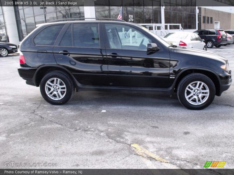 Jet Black / Sand Beige 2005 BMW X5 3.0i