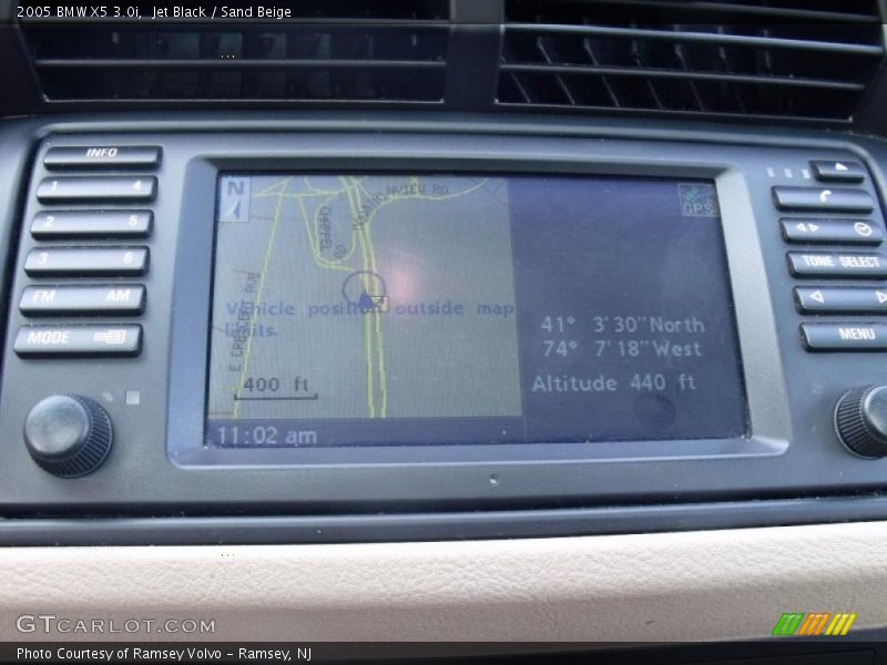 Jet Black / Sand Beige 2005 BMW X5 3.0i