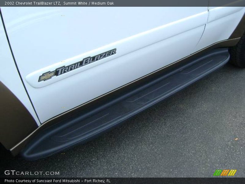 Summit White / Medium Oak 2002 Chevrolet TrailBlazer LTZ