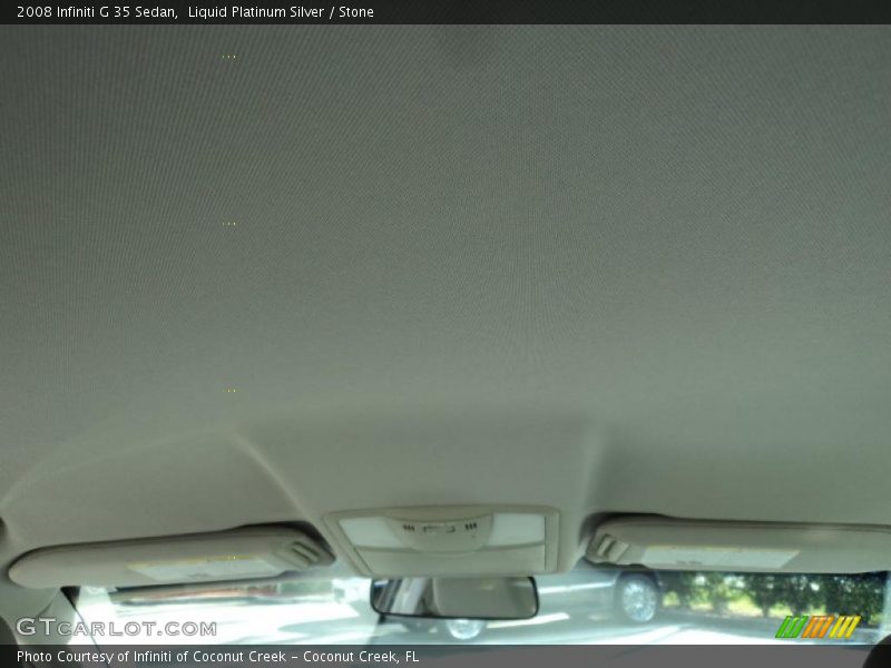 Liquid Platinum Silver / Stone 2008 Infiniti G 35 Sedan