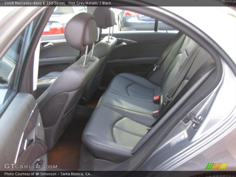 Flint Grey Metallic / Black 2008 Mercedes-Benz E 350 Sedan