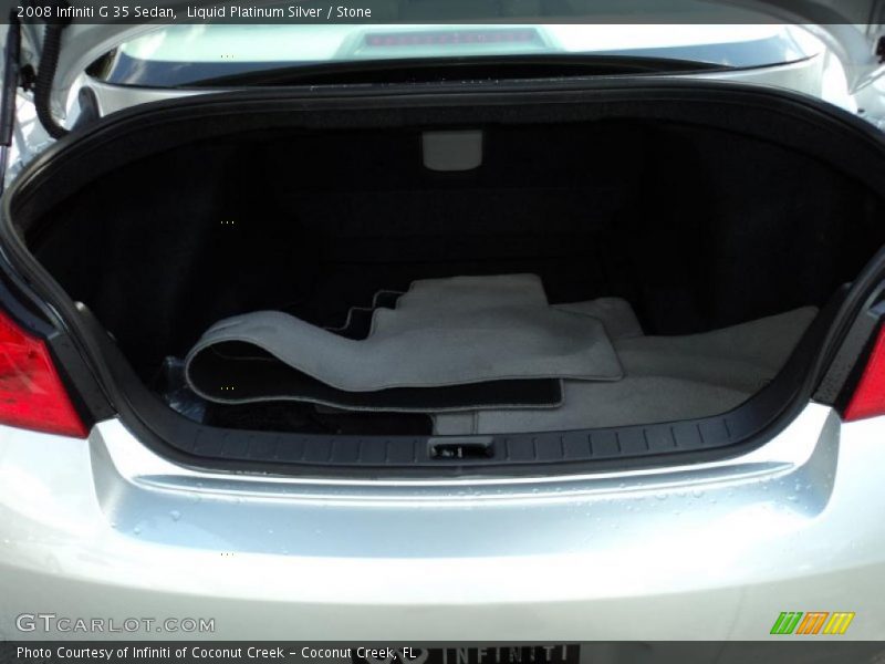 Liquid Platinum Silver / Stone 2008 Infiniti G 35 Sedan