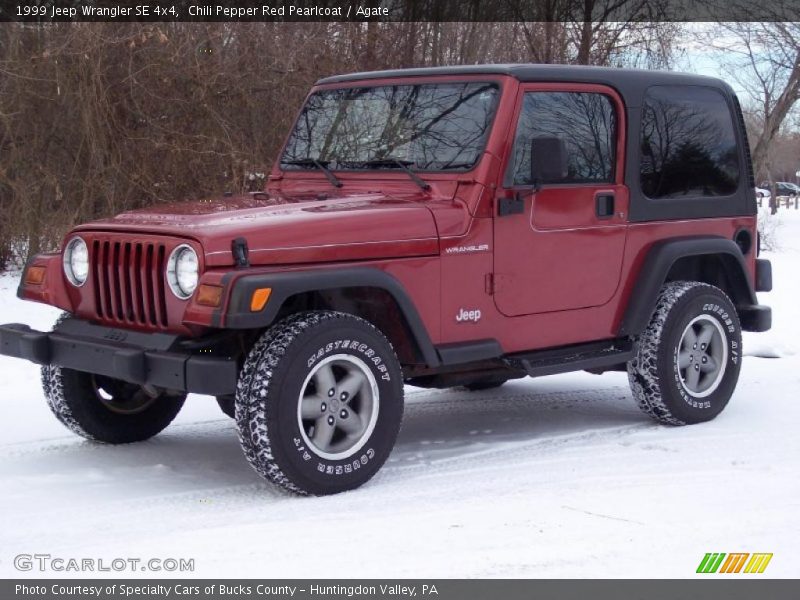 Front 3/4 View of 1999 Wrangler SE 4x4