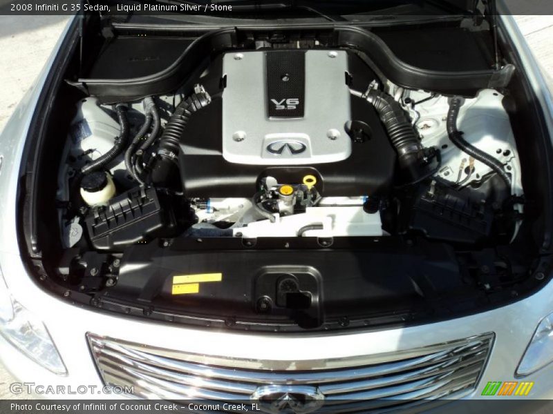 Liquid Platinum Silver / Stone 2008 Infiniti G 35 Sedan