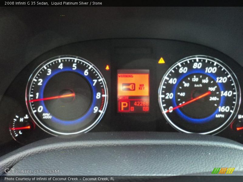 Liquid Platinum Silver / Stone 2008 Infiniti G 35 Sedan