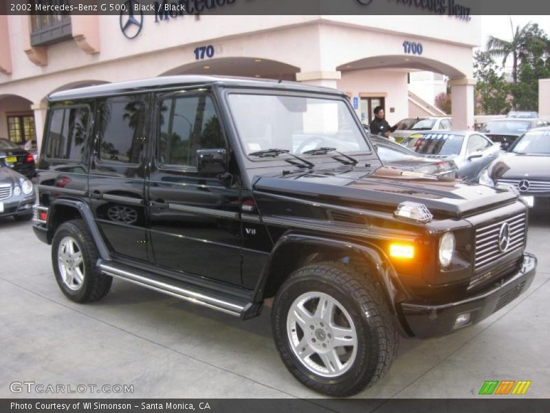 Black / Black 2002 Mercedes-Benz G 500