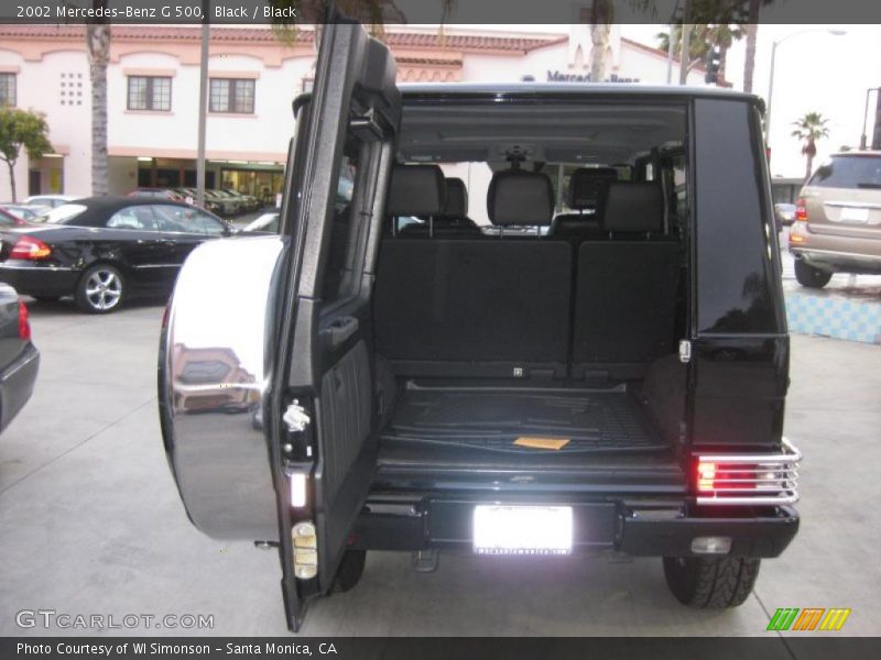 Black / Black 2002 Mercedes-Benz G 500