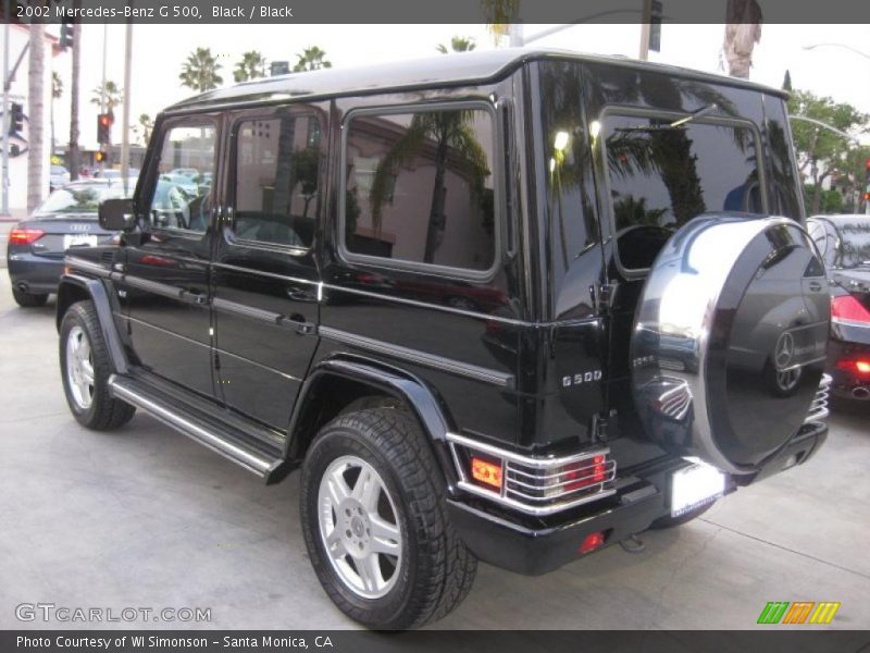 Black / Black 2002 Mercedes-Benz G 500