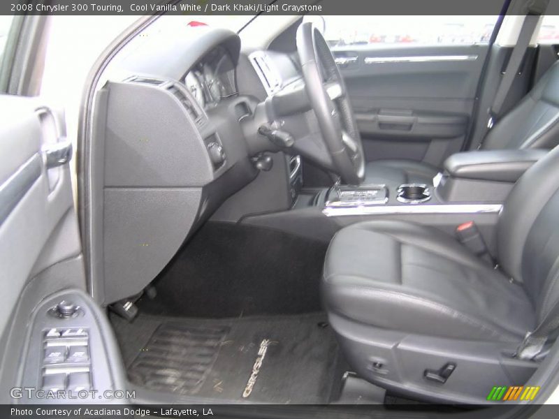 Cool Vanilla White / Dark Khaki/Light Graystone 2008 Chrysler 300 Touring
