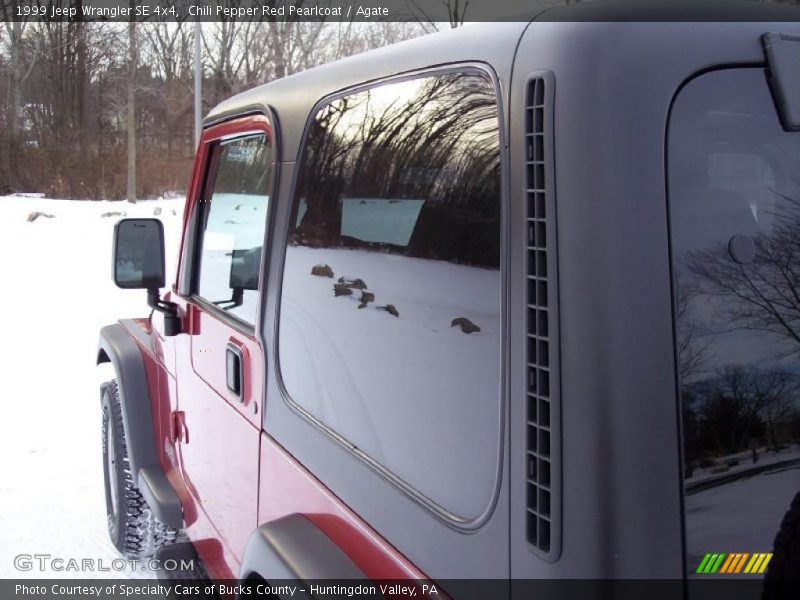 Chili Pepper Red Pearlcoat / Agate 1999 Jeep Wrangler SE 4x4