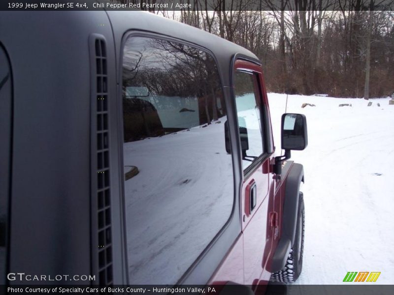 Chili Pepper Red Pearlcoat / Agate 1999 Jeep Wrangler SE 4x4