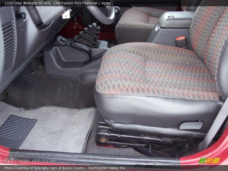 Chili Pepper Red Pearlcoat / Agate 1999 Jeep Wrangler SE 4x4