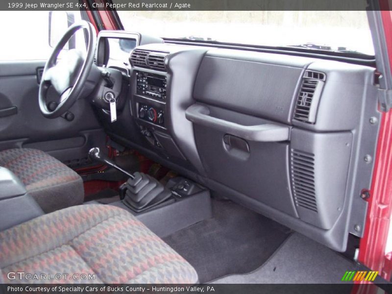  1999 Wrangler SE 4x4 Agate Interior