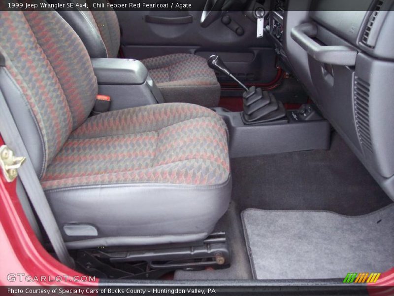  1999 Wrangler SE 4x4 Agate Interior