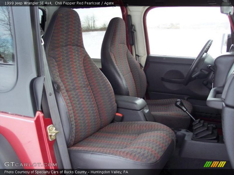  1999 Wrangler SE 4x4 Agate Interior