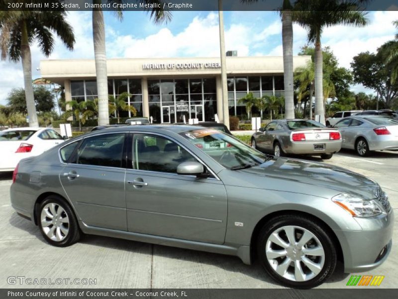 Diamond Graphite Metallic / Graphite 2007 Infiniti M 35 Sedan