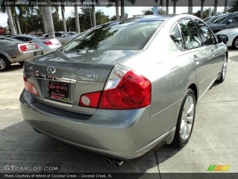 Diamond Graphite Metallic / Graphite 2007 Infiniti M 35 Sedan