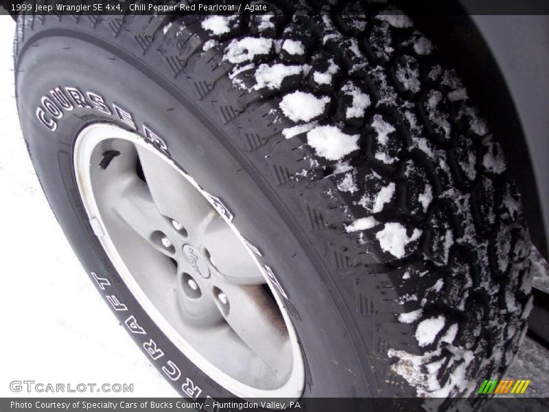 Chili Pepper Red Pearlcoat / Agate 1999 Jeep Wrangler SE 4x4