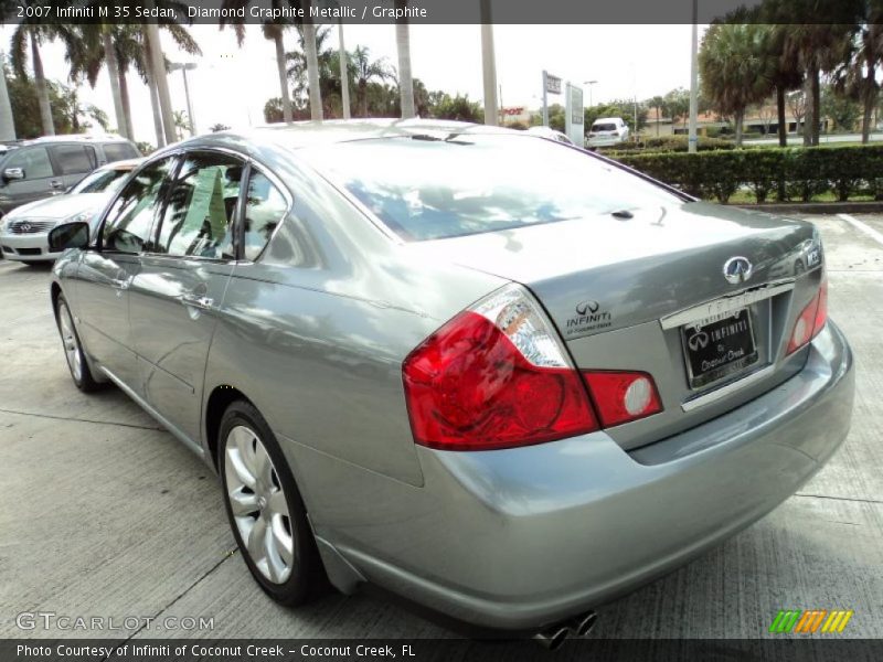 Diamond Graphite Metallic / Graphite 2007 Infiniti M 35 Sedan