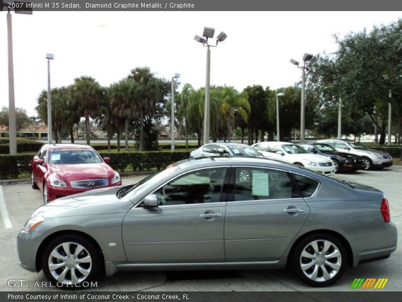 Diamond Graphite Metallic / Graphite 2007 Infiniti M 35 Sedan