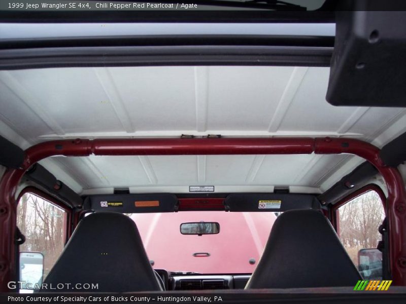 Chili Pepper Red Pearlcoat / Agate 1999 Jeep Wrangler SE 4x4