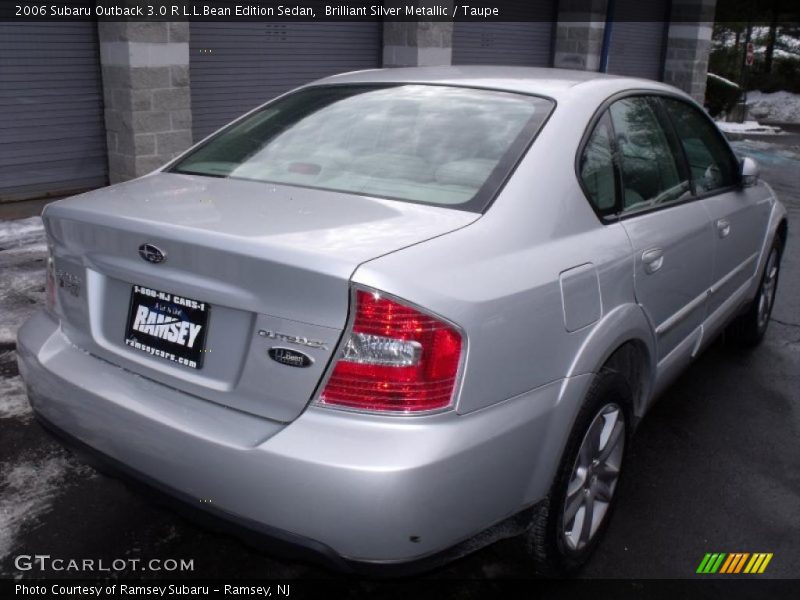 Brilliant Silver Metallic / Taupe 2006 Subaru Outback 3.0 R L.L.Bean Edition Sedan