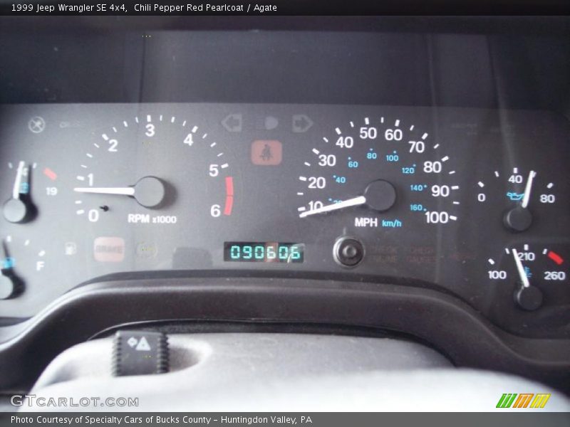  1999 Wrangler SE 4x4 SE 4x4 Gauges