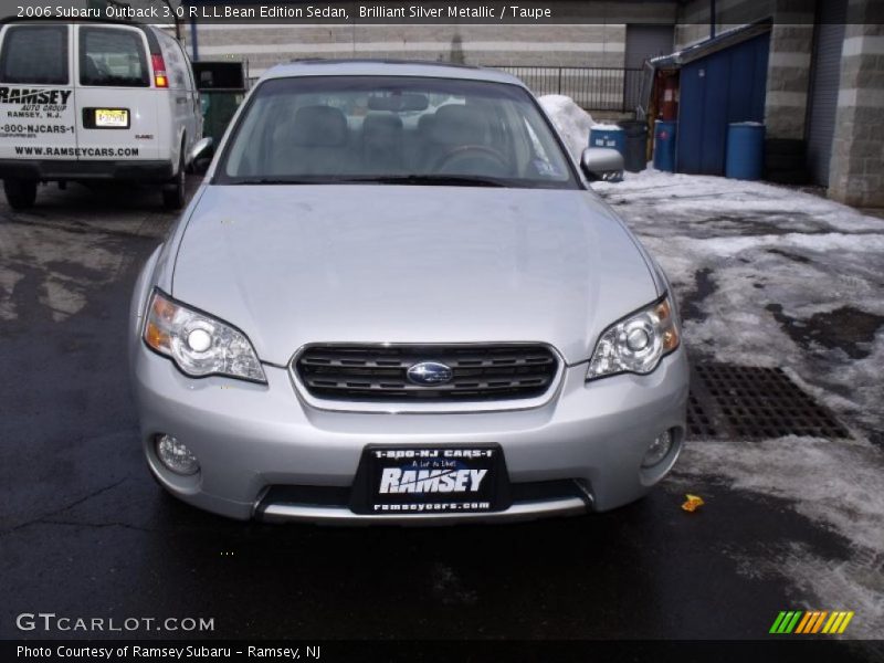 Brilliant Silver Metallic / Taupe 2006 Subaru Outback 3.0 R L.L.Bean Edition Sedan