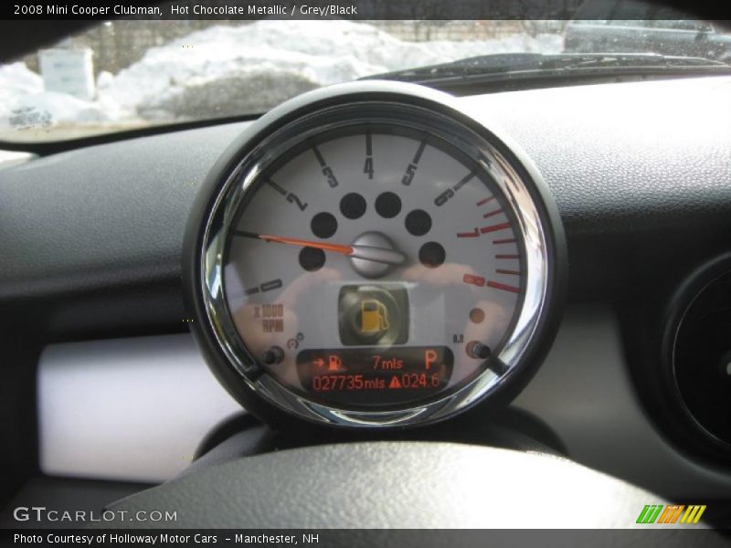Hot Chocolate Metallic / Grey/Black 2008 Mini Cooper Clubman