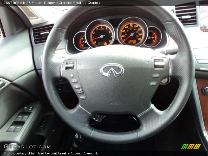 Diamond Graphite Metallic / Graphite 2007 Infiniti M 35 Sedan