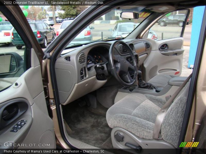 Sandalwood Metallic / Medium Oak 2002 Chevrolet TrailBlazer LS