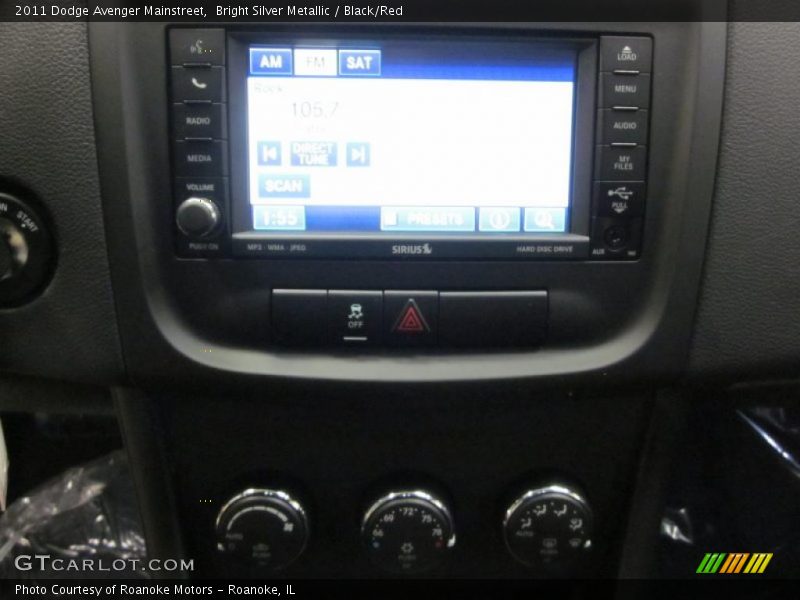 Controls of 2011 Avenger Mainstreet