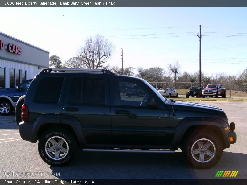 Deep Beryl Green Pearl / Khaki 2006 Jeep Liberty Renegade