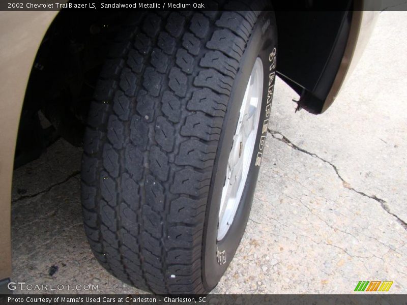 Sandalwood Metallic / Medium Oak 2002 Chevrolet TrailBlazer LS