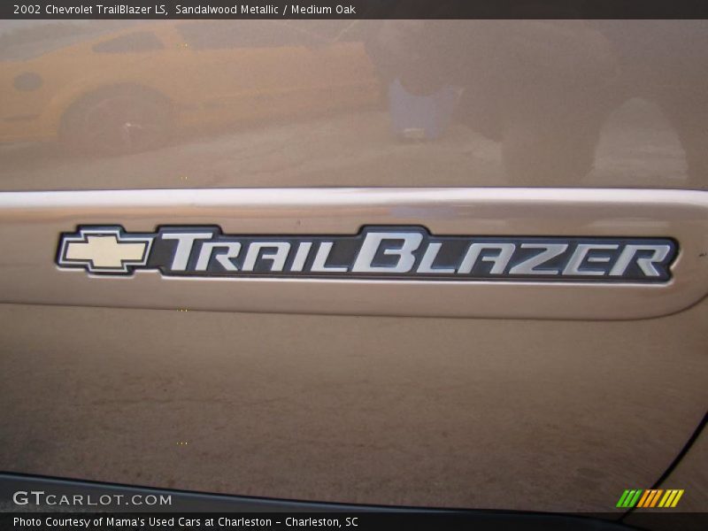 Sandalwood Metallic / Medium Oak 2002 Chevrolet TrailBlazer LS