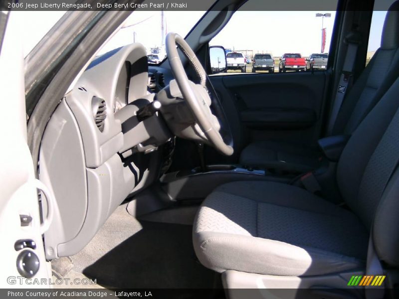 Deep Beryl Green Pearl / Khaki 2006 Jeep Liberty Renegade