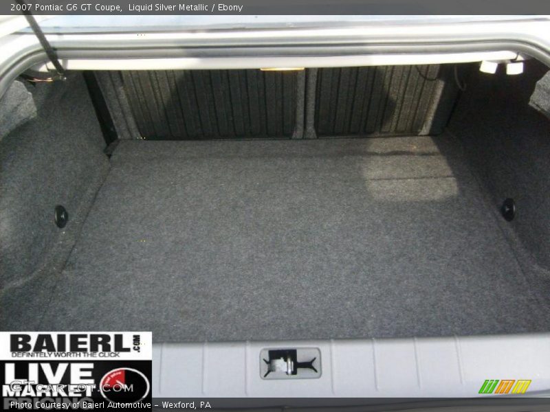 Liquid Silver Metallic / Ebony 2007 Pontiac G6 GT Coupe