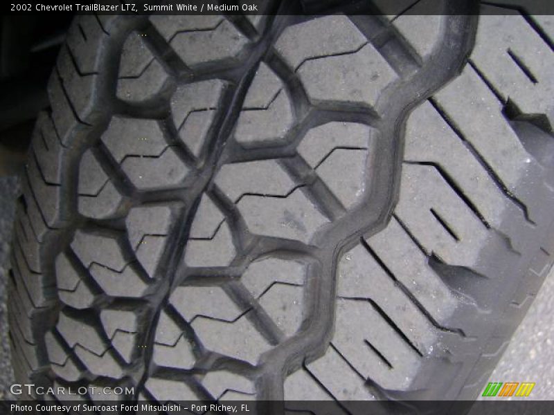 Summit White / Medium Oak 2002 Chevrolet TrailBlazer LTZ