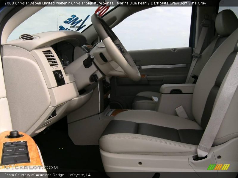 Marine Blue Pearl / Dark Slate Gray/Light Slate Gray 2008 Chrysler Aspen Limited Walter P Chrysler Signature Series