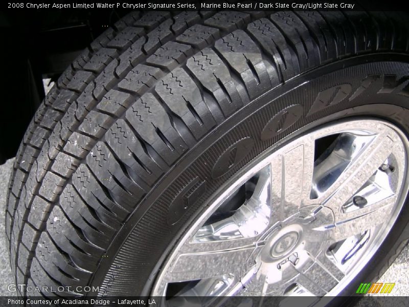 Marine Blue Pearl / Dark Slate Gray/Light Slate Gray 2008 Chrysler Aspen Limited Walter P Chrysler Signature Series