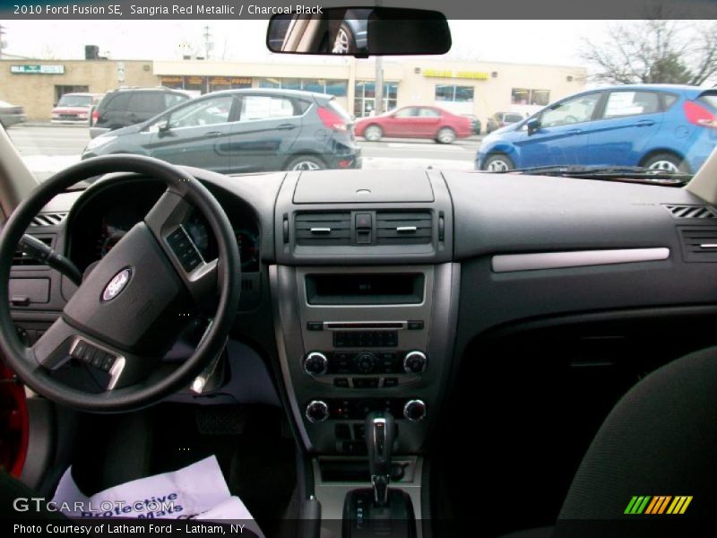 Sangria Red Metallic / Charcoal Black 2010 Ford Fusion SE