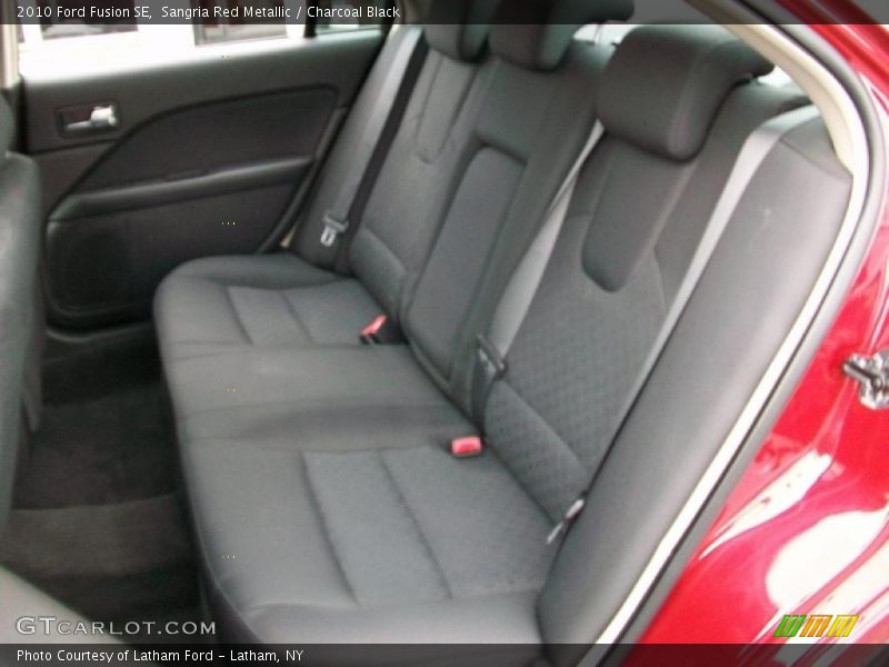 Sangria Red Metallic / Charcoal Black 2010 Ford Fusion SE