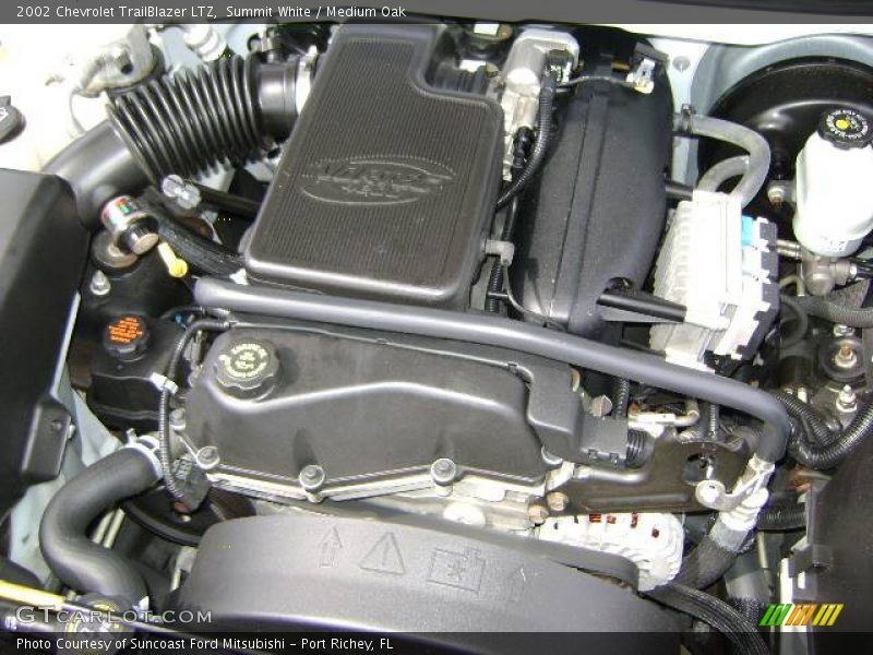 Summit White / Medium Oak 2002 Chevrolet TrailBlazer LTZ