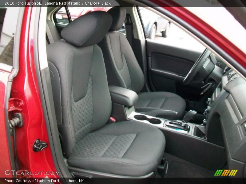 Sangria Red Metallic / Charcoal Black 2010 Ford Fusion SE