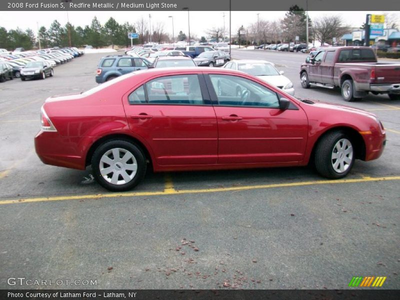 Redfire Metallic / Medium Light Stone 2008 Ford Fusion S