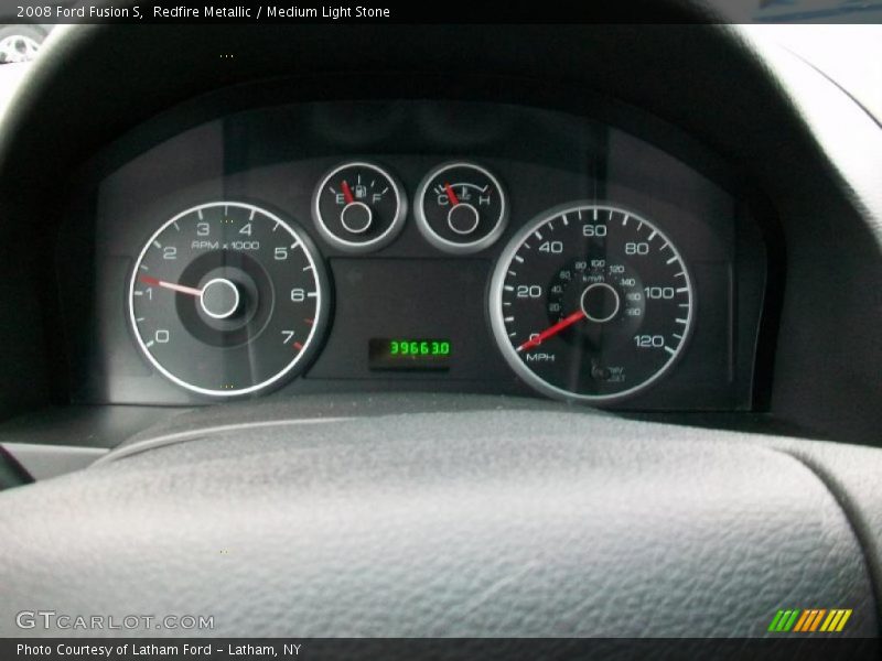 Redfire Metallic / Medium Light Stone 2008 Ford Fusion S