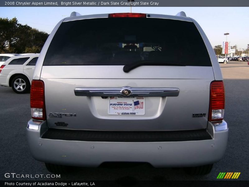 Bright Silver Metallic / Dark Slate Gray/Light Slate Gray 2008 Chrysler Aspen Limited