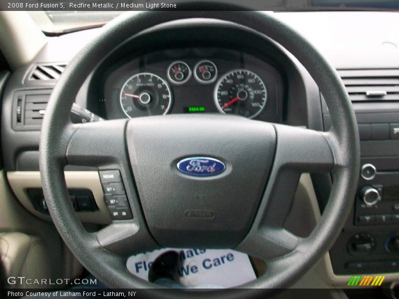Redfire Metallic / Medium Light Stone 2008 Ford Fusion S