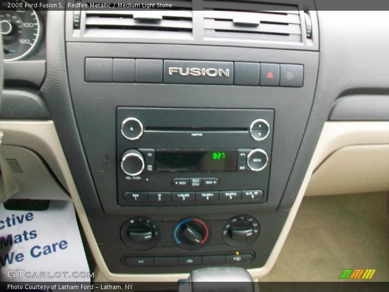 Redfire Metallic / Medium Light Stone 2008 Ford Fusion S